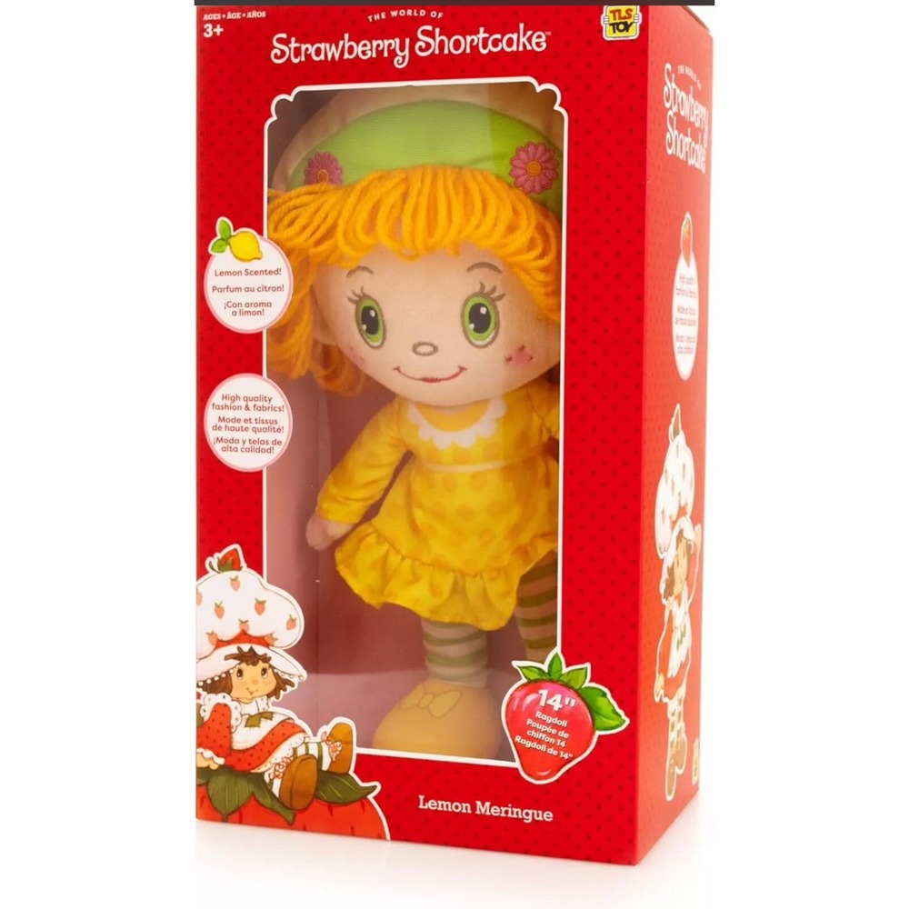 TLS TOY Strawberry Shortcake Scented 14-Inch‎ Lemon Meringue Doll New